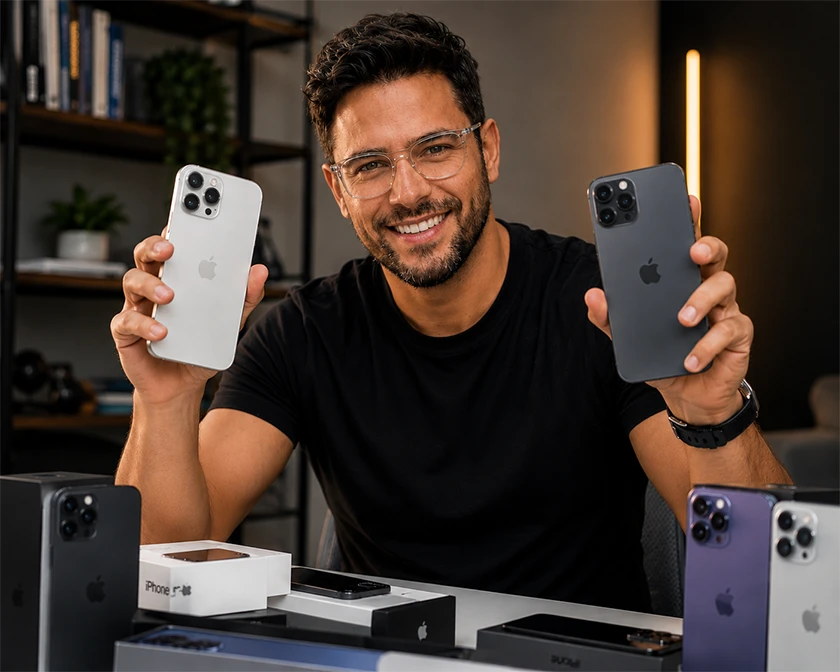 Sorteios mensais de iPhone e MacBook